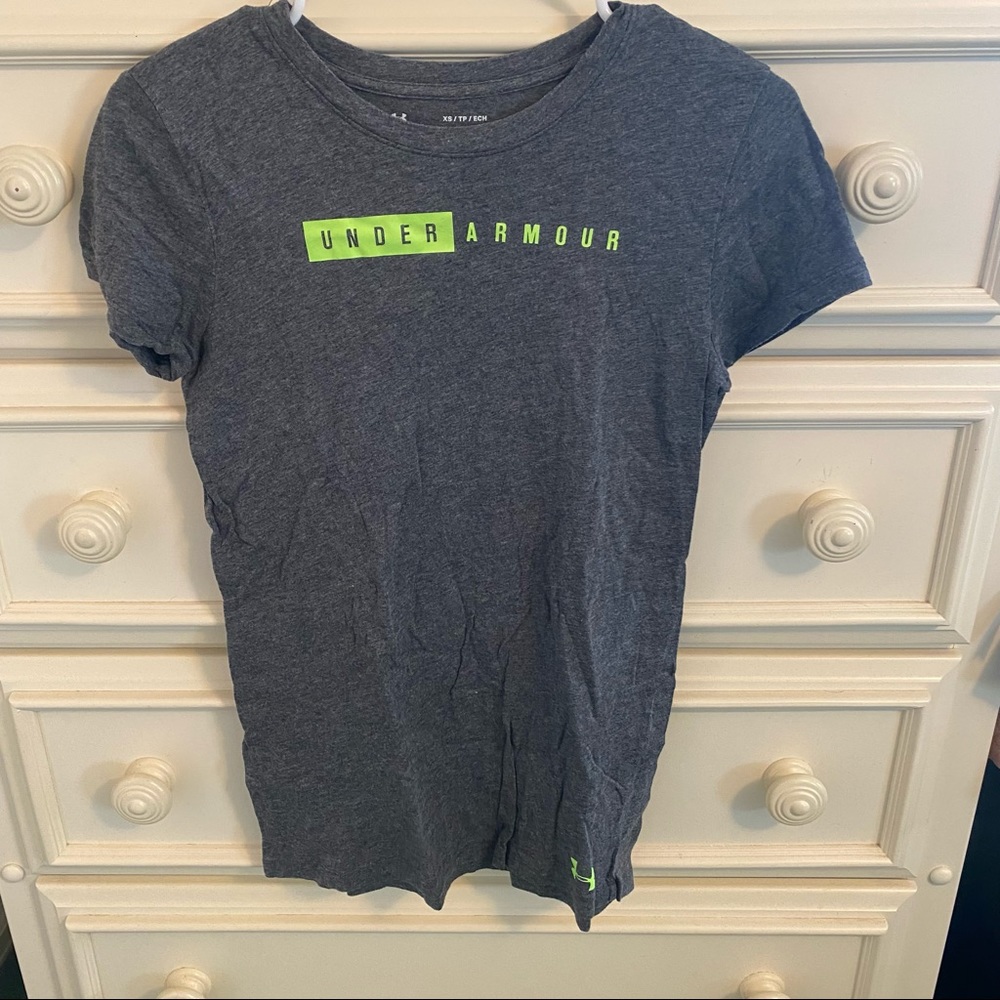 Gray Under Armour Shirt
